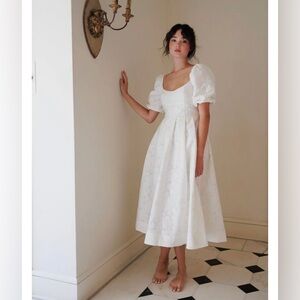 New with tags cream Maison Amory Maiden dress, size small